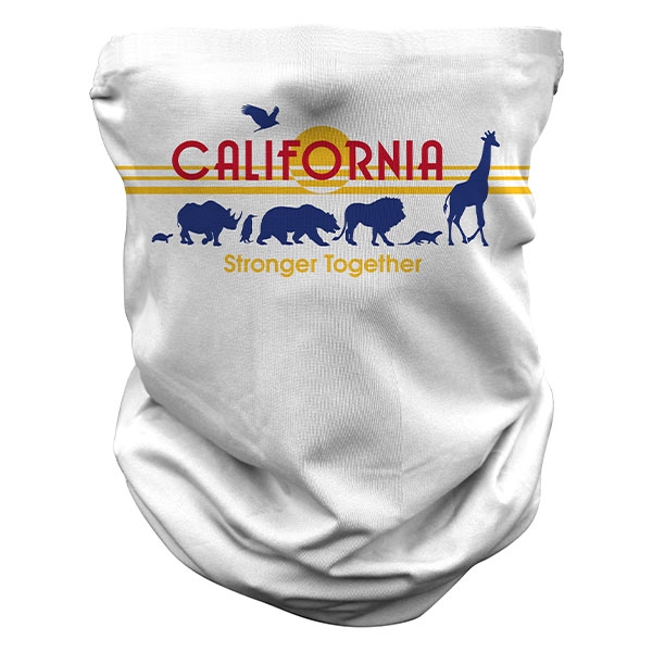 YOUTH CALIFORNIA LICENSE PLATE  NECK GAITER